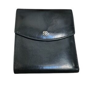 Bosca Black Leather Card Holder